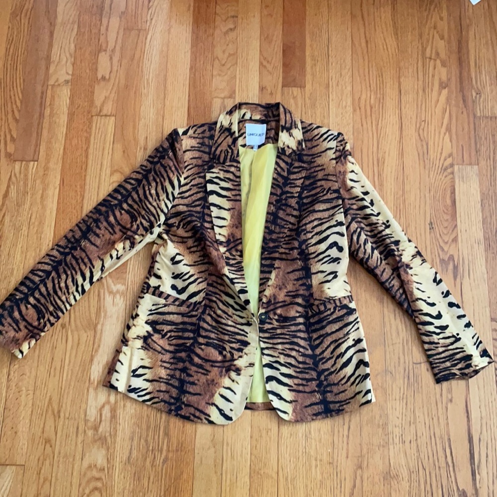Printed Blazer